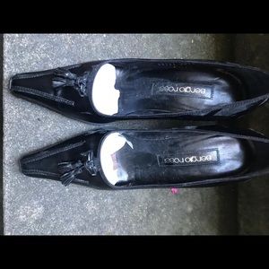 Authentic Sergio Rossi black heel shoe